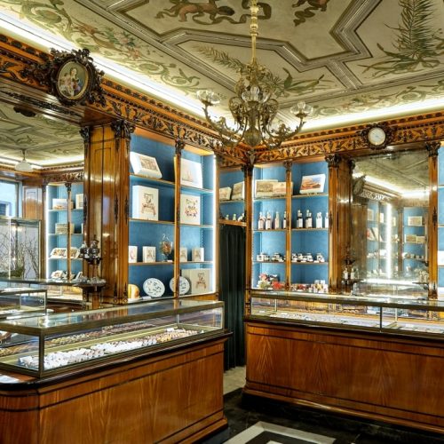 La storica bottega Romanengo in Via di Soziglia